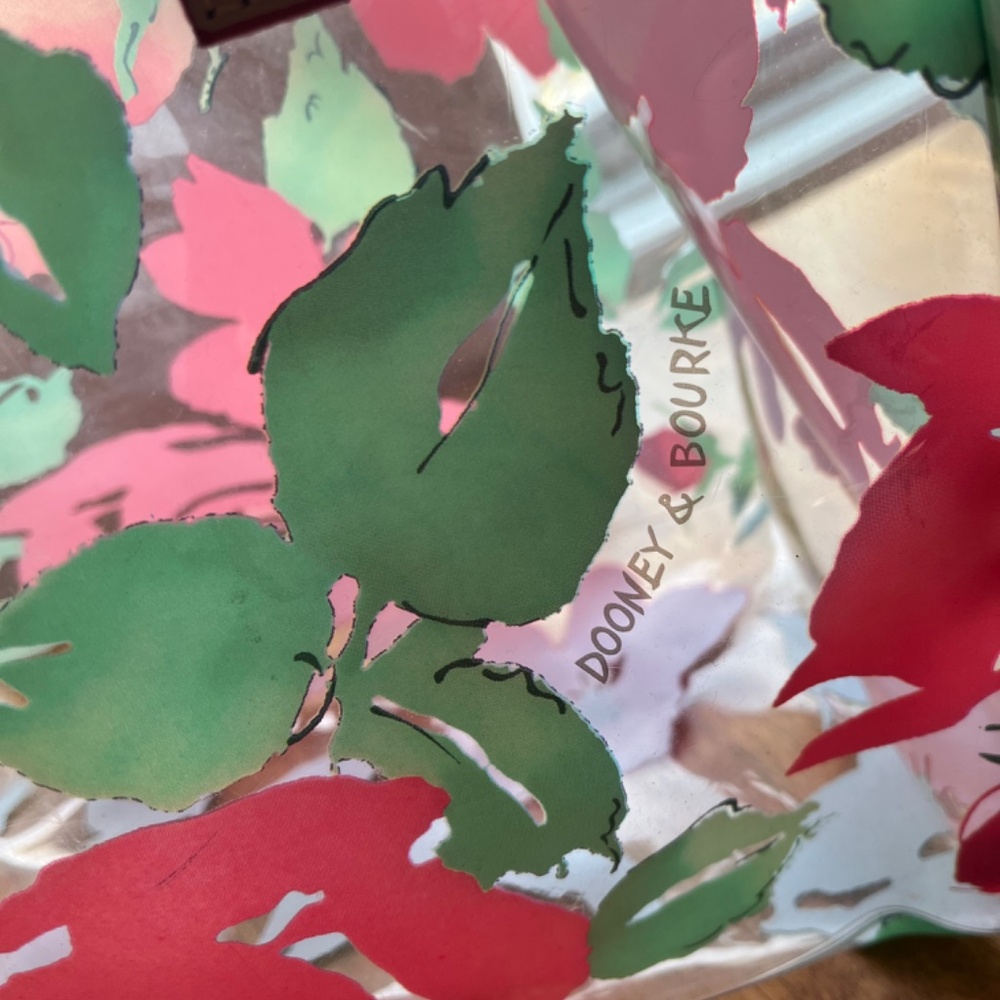 Dooney & Burke Clear/Floral Tote - Picture 4 of 7